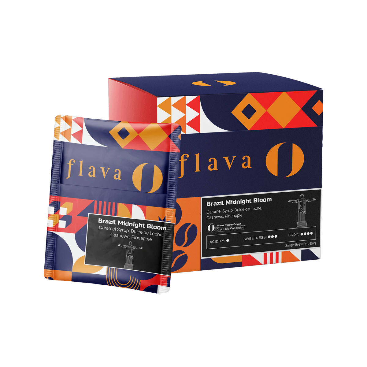 Brazil Midnight Bloom Drip Bags - Flava Coffee