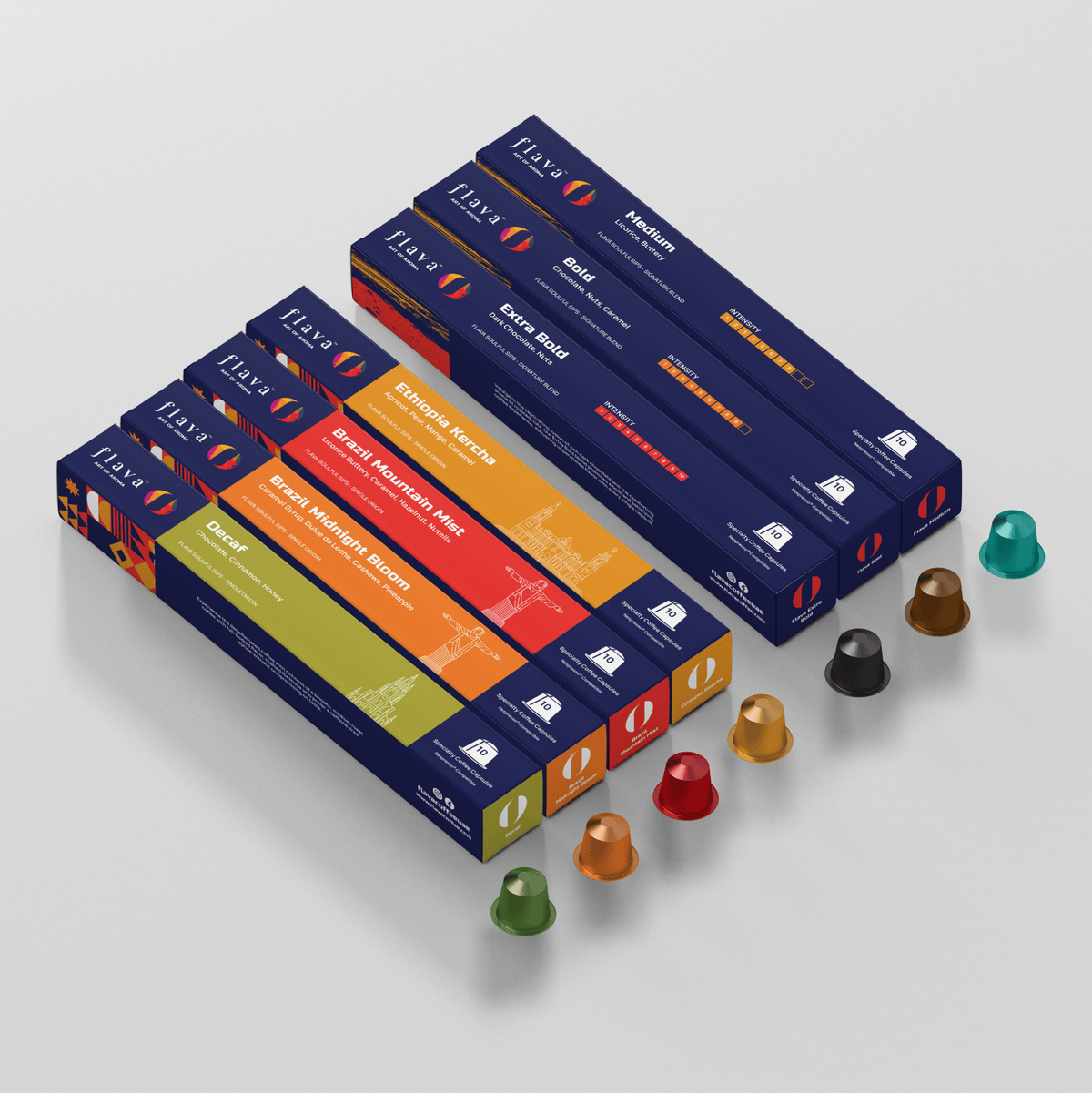Iridescent Bundle – Speciality Coffee Capsules Bundle - Flava Coffee