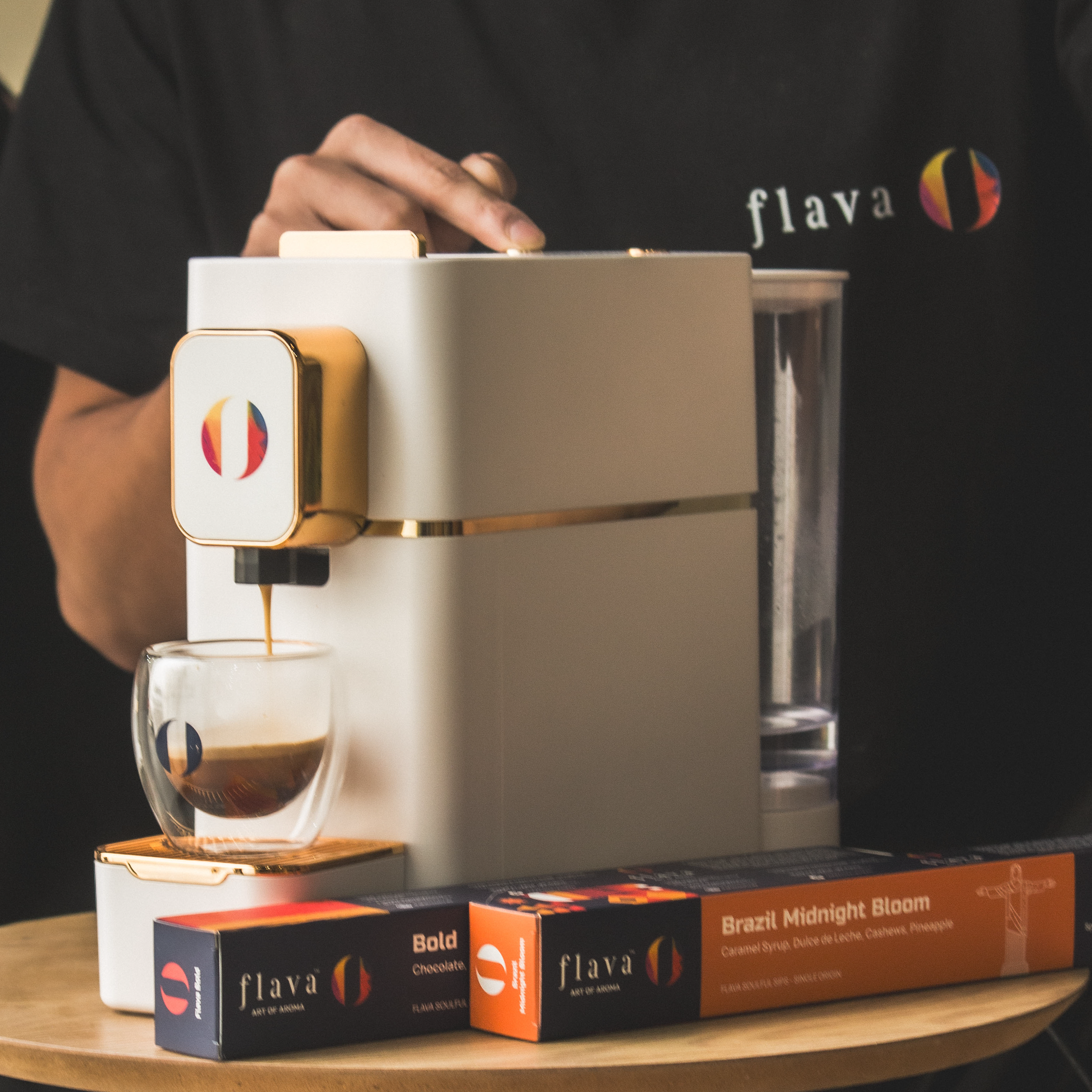 AVA PRO Capsule Coffee Machine & 60 Capsules FREE!